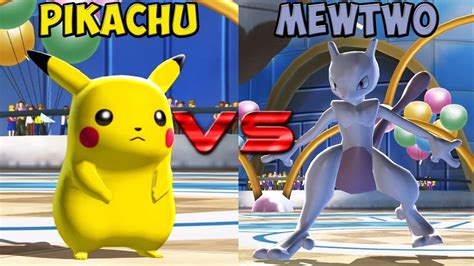 Pokemon battle revolution - Pikachu vs Mewtwo - YouTube