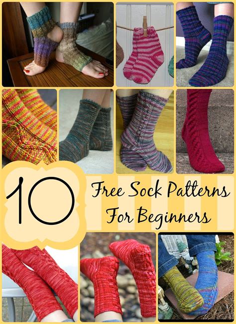 Chaleur: Sock Patterns for Beginners | Sock knitting patterns, Knitting ...