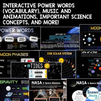 Space PowerPoint and Google Slides - Interactive Astronomy Earth ...