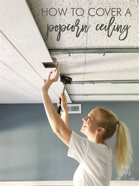 How to cover a popcorn ceiling using beautiful armstrong woodhaven planks – Artofit