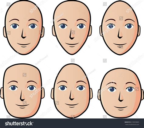 Face Shapes Stock Vector (Royalty Free) 218393869 | Shutterstock