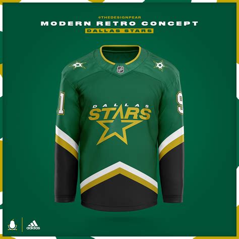 Dallas Stars Modern Retro Jersey Concept : DallasStars