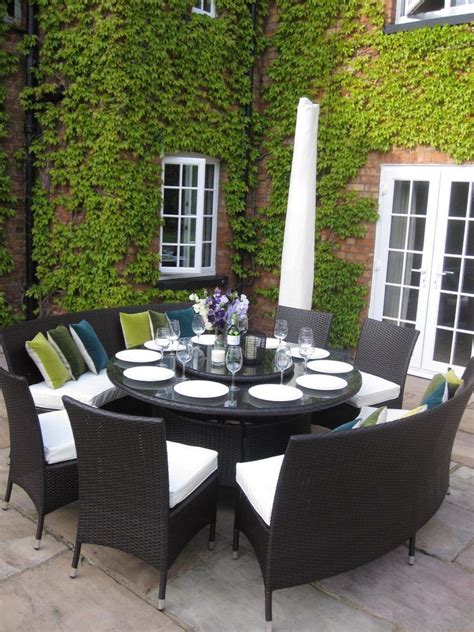 8 Person Round Table Dining Room The Most Extendable | Large round dining table, Round outdoor ...