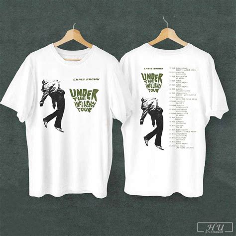 Chris Brown Under The Influence Tour 2023 T-Shirt, Brown Tour 2023 Shirt - Printiment