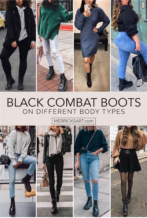 Jeans And Combat Boots Outfit