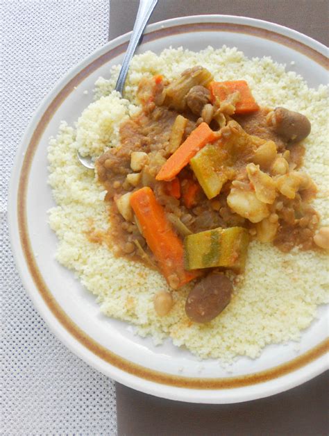 Algerian Couscous with Vegetables طعام بالمرقة - Confessions of a Confectionista