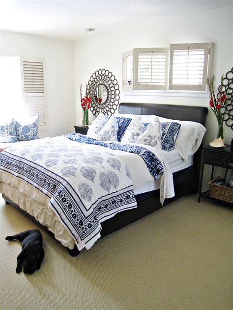 blue and white bedding+master bedroom ideas+tropical beach… | Flickr