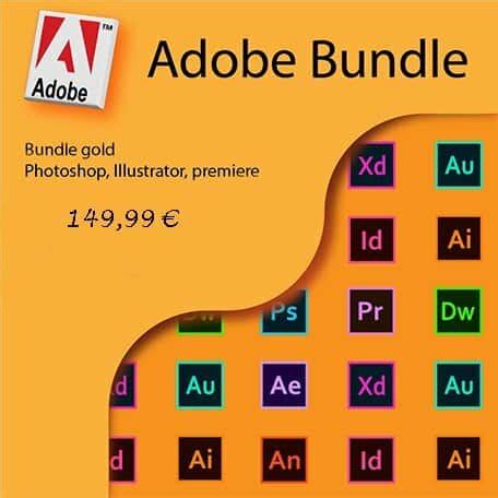 Adobe Bundle Photoshop + Illustrator + Premiere - Edizione Pro Licenza ...