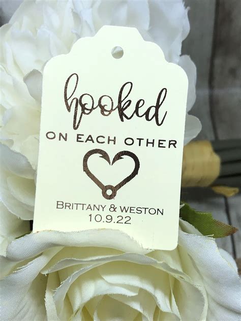 Personalized Wedding Favor Tags Wedding Tags Gold Foil Tags - Etsy