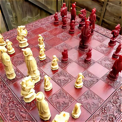 Antique Chess Board for sale in UK | 70 used Antique Chess Boards