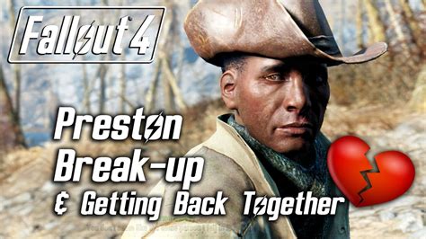 Fallout 4 - Preston Garvey Romance - Breaking Up & Getting Back Together - YouTube