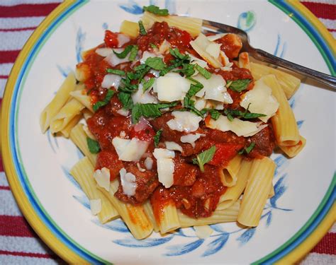 Lamb and Mint Ragout Pasta – Culinary Jam