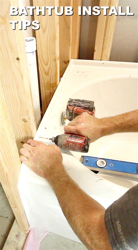 Basement Tub Installation Tips | Bathroom installation, Installing bathtub, Diy plumbing