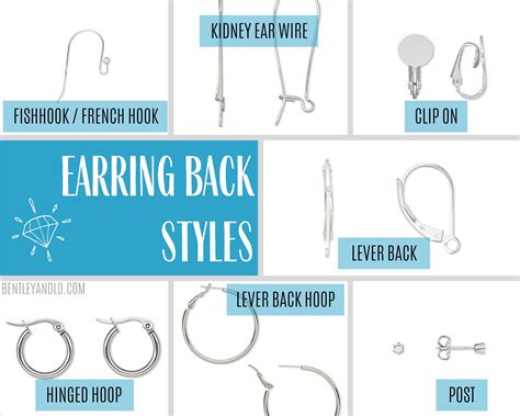 Earring Backs Guide, Screw Earring Backs For Diamond Studs