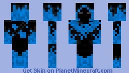 Blue Fire Demon Minecraft Skin