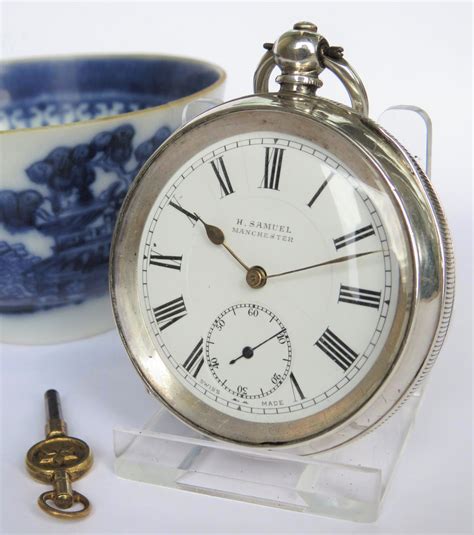 Antique 1915 Silver H Samuel Pocket Watch | 593479 | Sellingantiques.co.uk