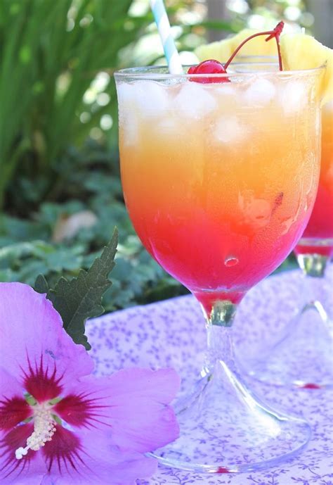 Tropical Island Cocktail | Drinks, Alcoholic drinks, Fun drinks