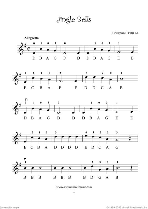 Free Beginner Piano Sheet Music Pdf Popular Songs / Very Easy Christmas ...