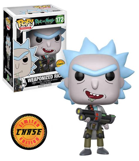 FUNKO POP! CHASE EXCLUSIVE RARE Rick And Morty Weaponized Rick #172 New ...