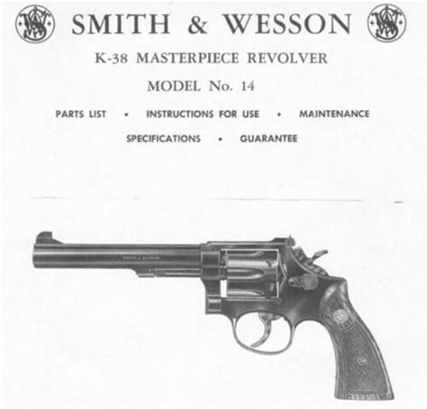 Smith And Wesson 38 Special Parts Diagram