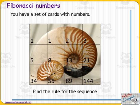 Other sequences: Fibonacci sequence and Pascal's triangle by Teach Simple