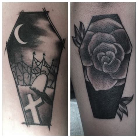 Garrett “CoffinLust” Rautio – Black Coffin Tattoo