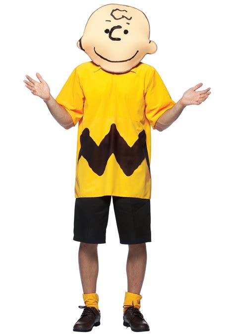 Charlie Brown Costume - Adult Comic Strip Cartoon Peanuts Costumes