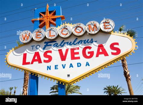 The Las Vegas Welcome Sign Stock Photo - Alamy