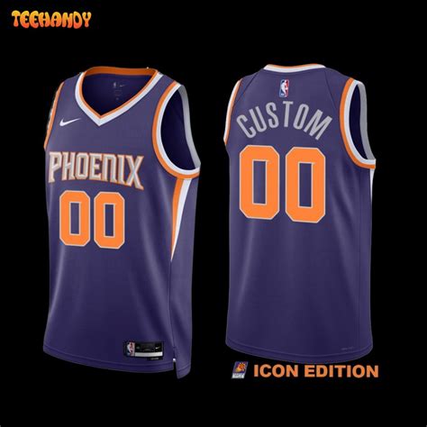 Phoenix Suns custom 2023 Purple Icon Edition Jersey