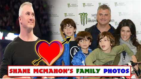 wwe Shane McMahon's wife and kids family photos - YouTube