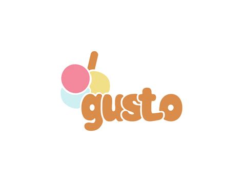 Gusto Logo Design by 𝗝𝗮𝗵𝘃𝘆• 𝗚𝗿𝗮𝗽𝗵𝗶𝗰 𝗗𝗲𝘀𝗶𝗴𝗻𝗲𝗿 on Dribbble