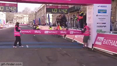 Half Marathon Epic Finish Fail – Find and Share Funny Animated Gifs [Video] [Video] | Sports ...
