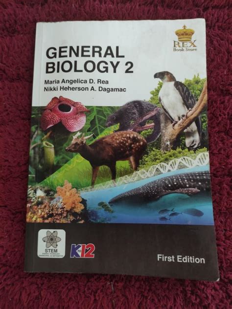 General Biology 2 (1st edition) by Maria Angelica D. Rea and Nikki ...