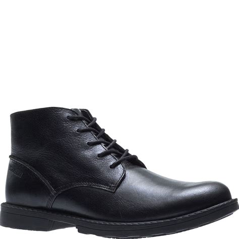 Wolverine Men's Bedford Chukka Work Boots - Black | elliottsboots