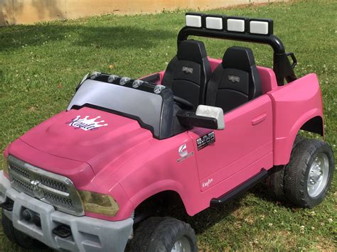 Pink Ram 3500 kids truck | Kids, Ram 3500, Pink power