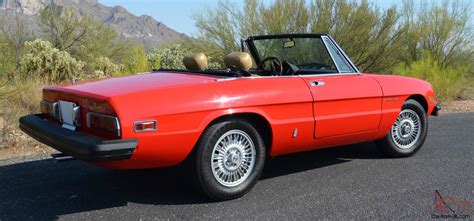 1978 Alfa Romeo Spider Veloce Convertible 2-Door 2.0L