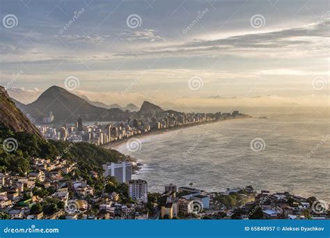 Sunrise Over Rio De Janeiro. Editorial Photography - Image of america, morning: 65848957