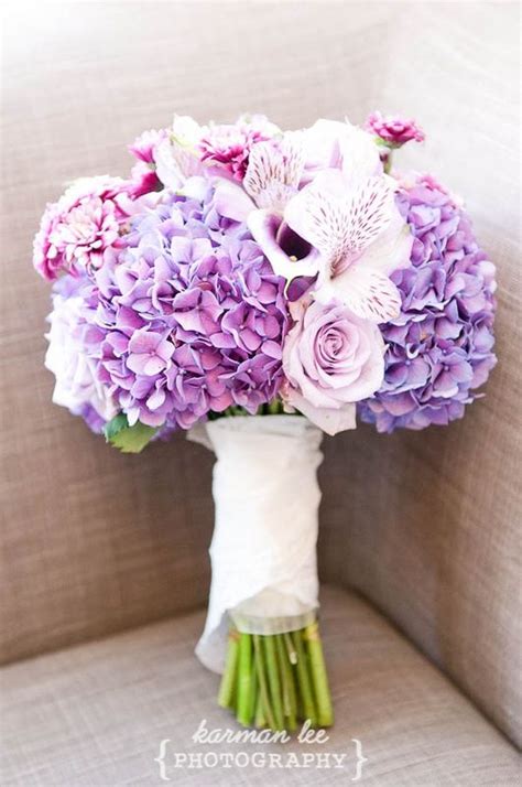 Purple Hydrangea Bouquet