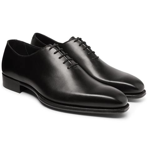 Kingsman + George Cleverley Merlin Whole-cut Leather Oxford Shoes in Black for Men - Lyst