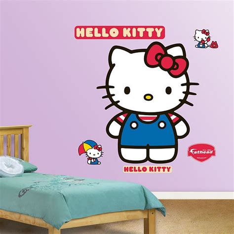 Fathead Hello Kitty Wall Decal | Hello kitty, Hello kitty rooms, Wall decor stickers