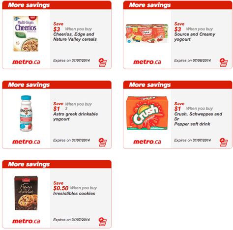 Metro Ontario Canada Printable Coupons: July 25 – 31, 2014 - Canadian Freebies, Coupons, Deals ...