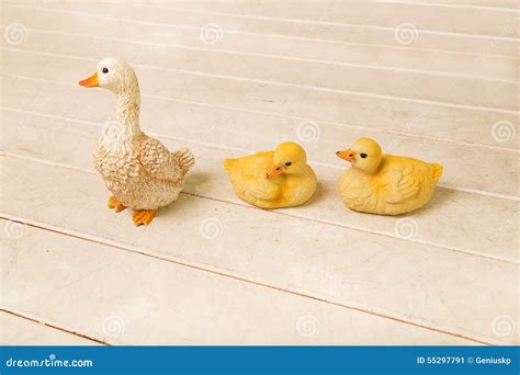 Three Ceramic Duck Figurines Stock Image - Image of pattern, figure ...