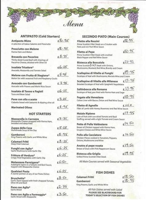 Online Menu of La Pergola Restaurant, Lyndhurst, United Kingdom, SO43 ...