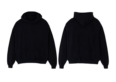 Black Oversized Hoodie Mockup - Etsy