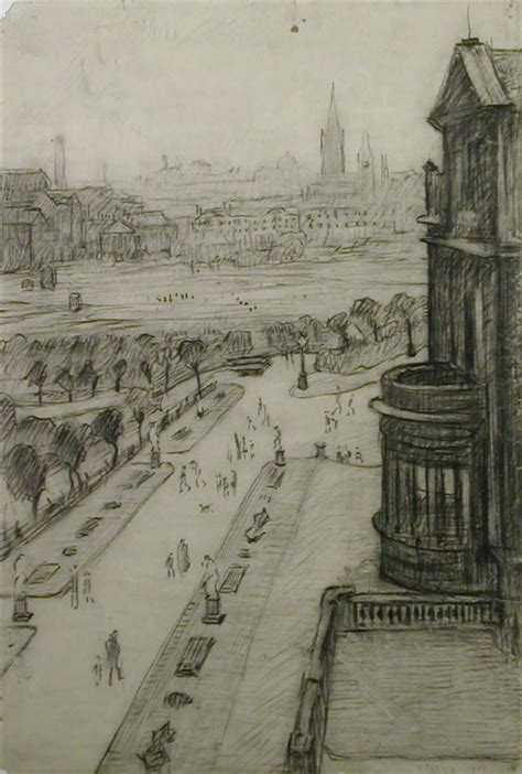 L.S.Lowry, Lowry, original, view from the rtc