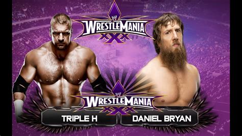 Daniel Bryan Vs Triple H - WWE WrestleMania 30 Full Match HD - YouTube