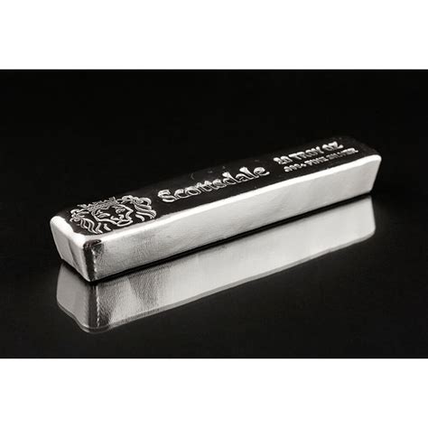 Scottsdale CL20 20 oz Silver Bar | Scottsdale Mint Silver Bullion