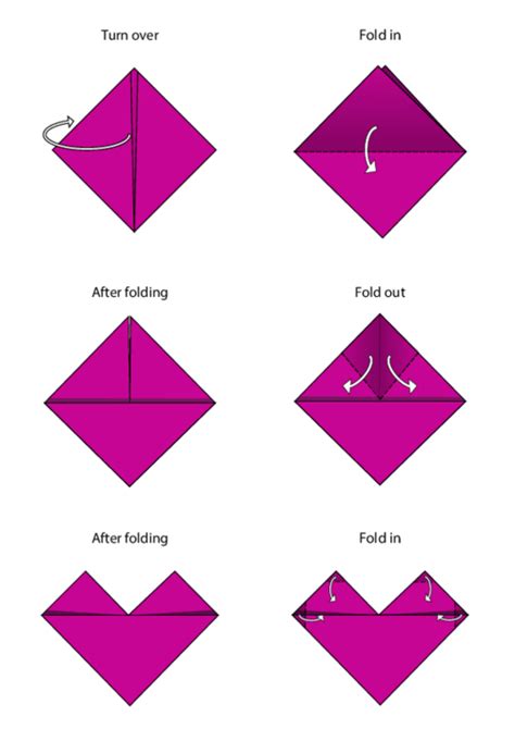 Easy Origami Instructions – Heart - KidsPressMagazine.com