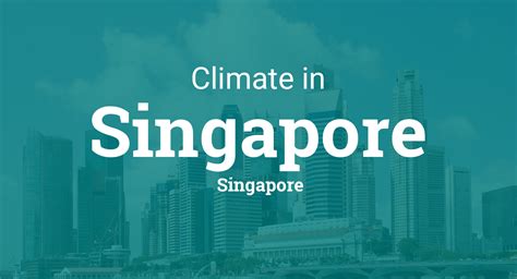 Climate & Weather Averages in Singapore, Singapore