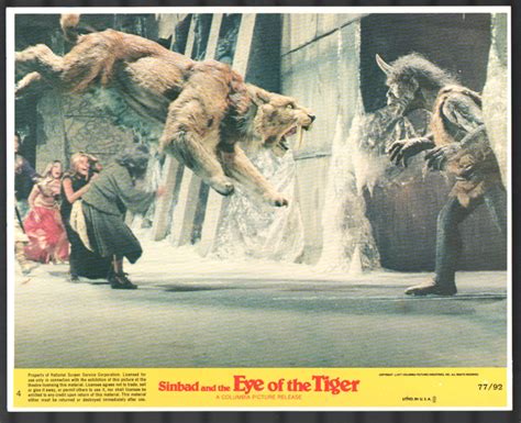 Sinbad and the Eye of the Tiger 8x10 Color Movie Still: (1977) Photograph | DTA Collectibles